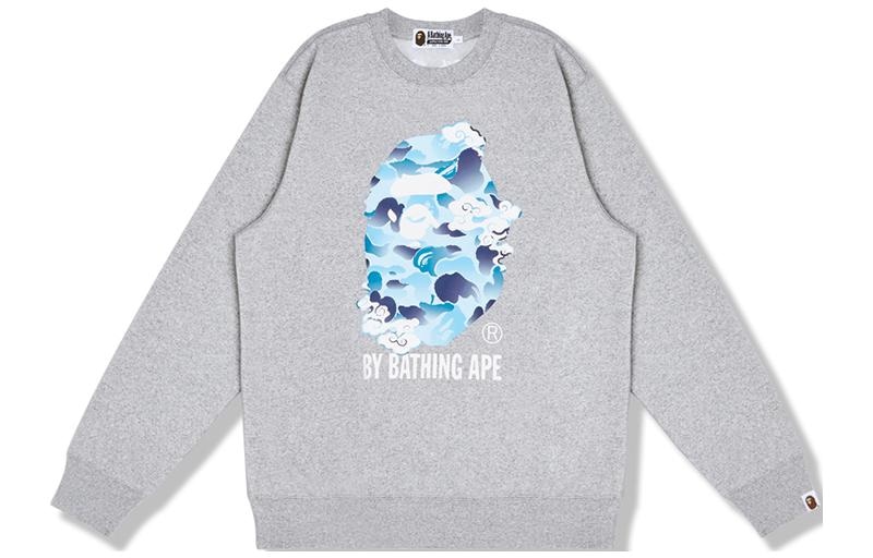 A BATHING APE Bape SS23 Camo Print Sweatshirt