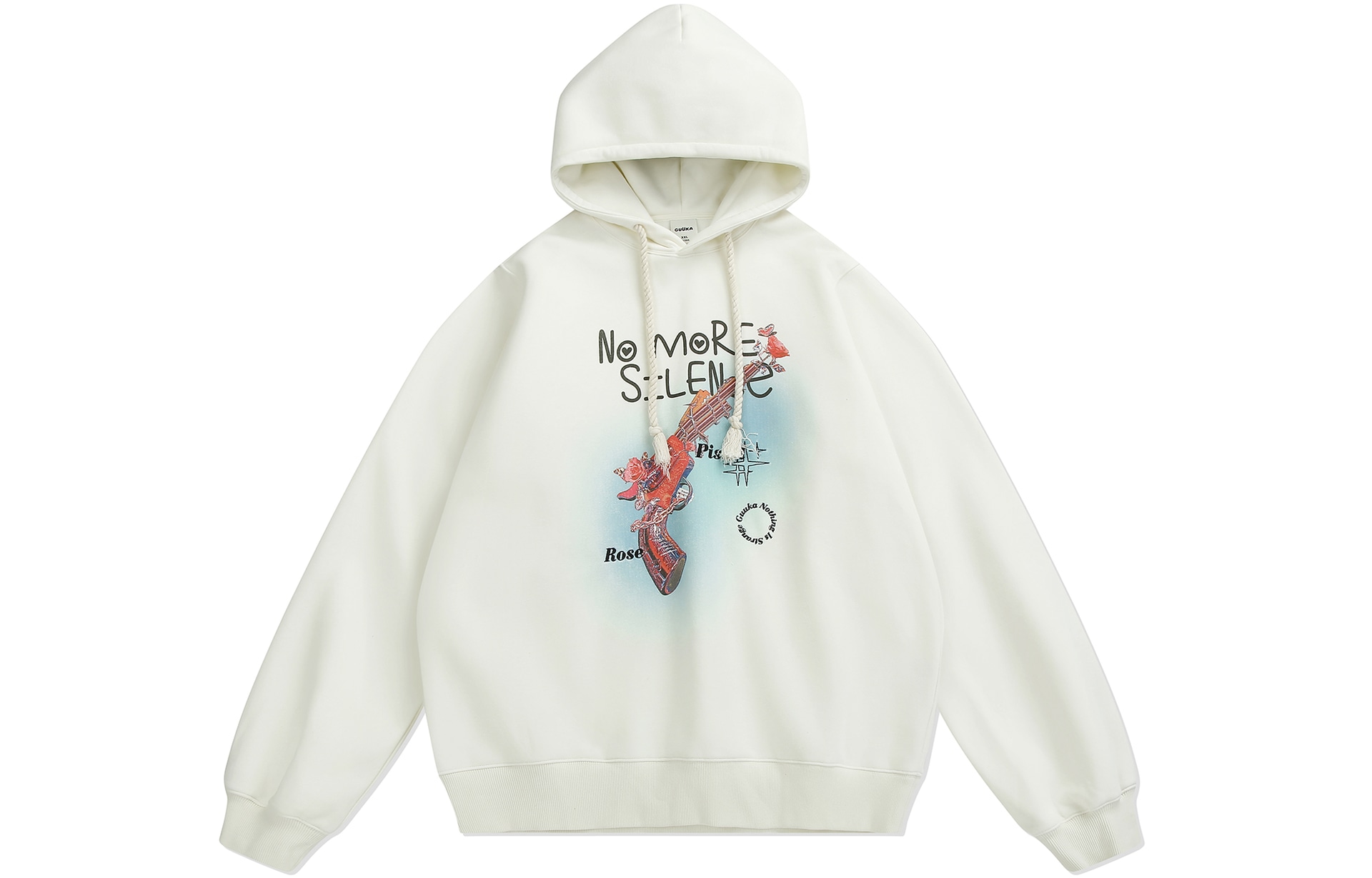 Guuka Hoodie Cream White