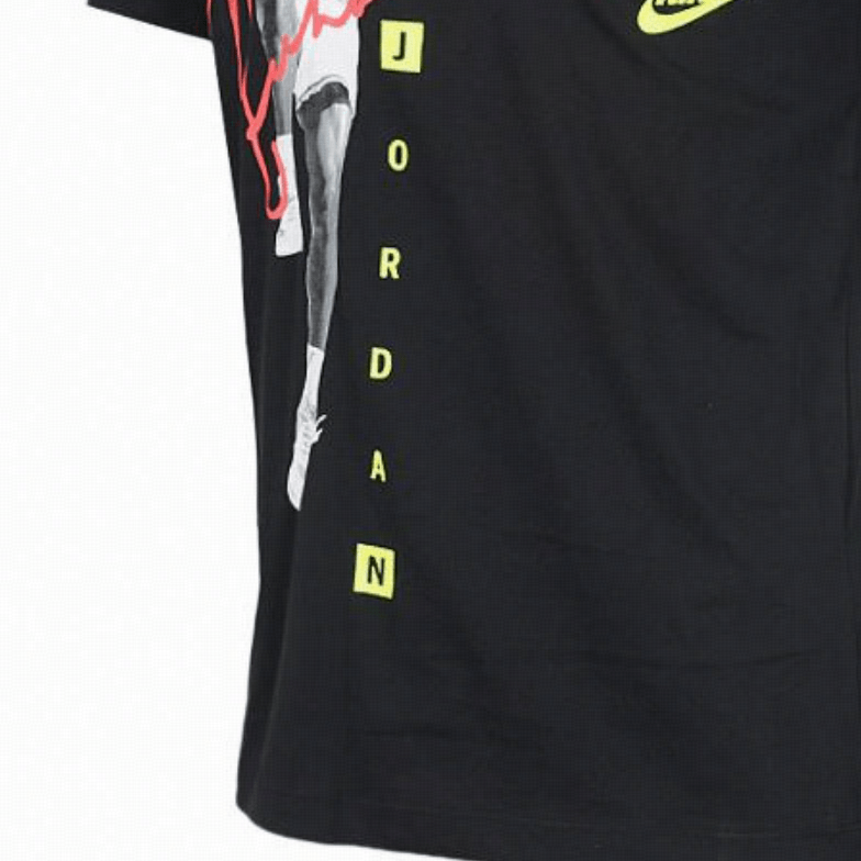 Jordan Ribbed Crew Neck T-Shirt Black — фото 1