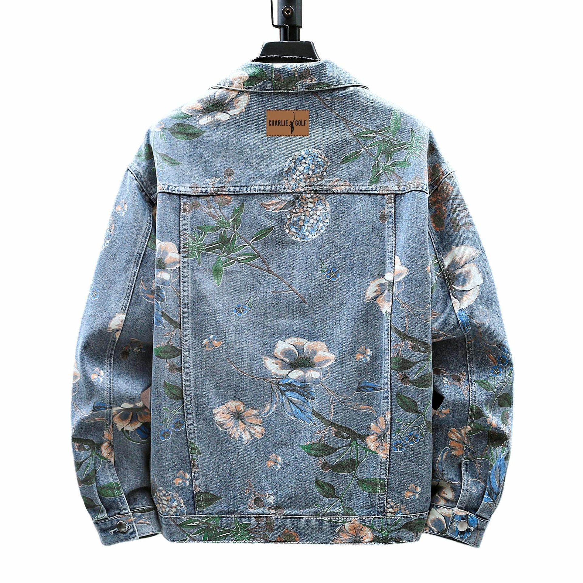 Charlie Golf Vintage Floral Denim Jacket — фото 1
