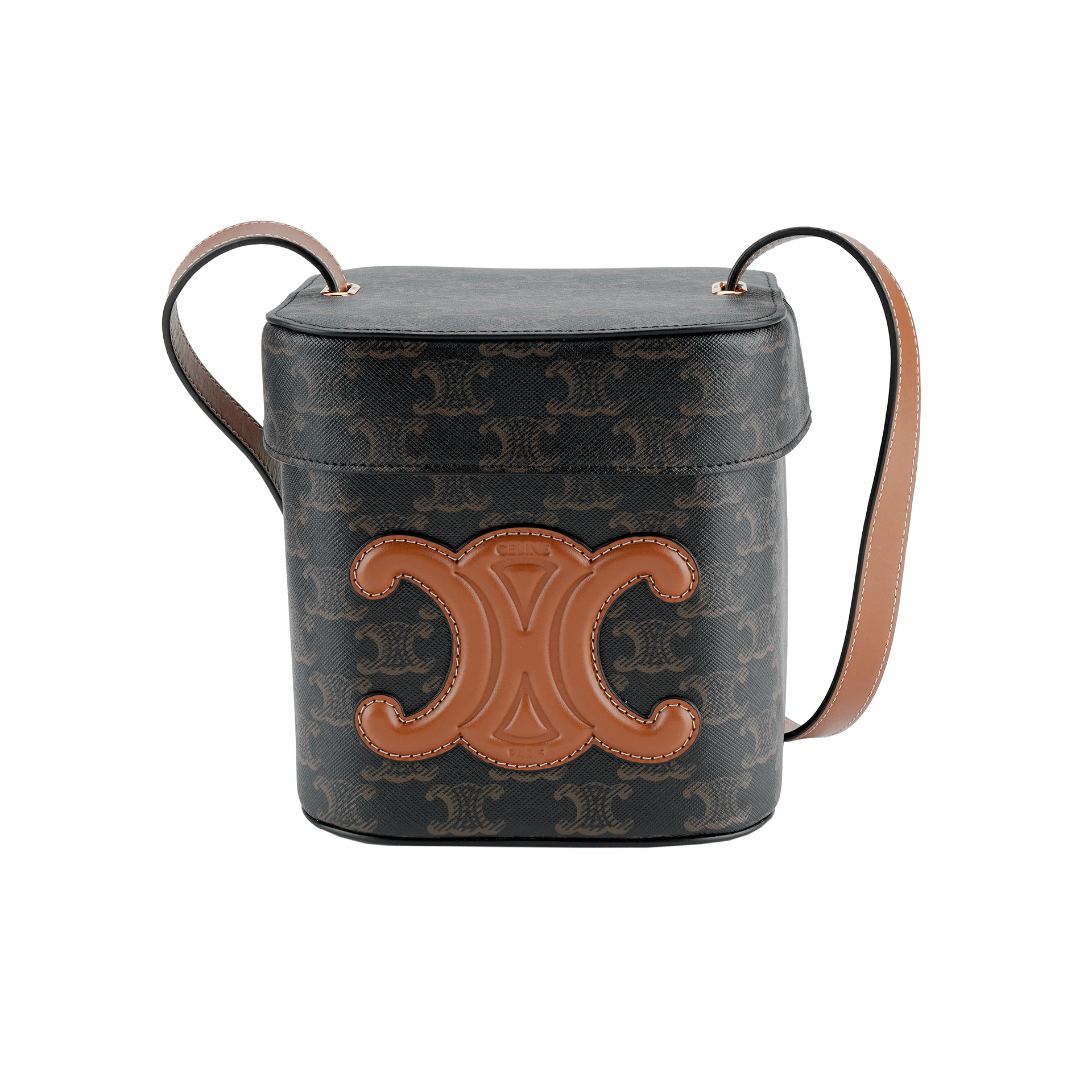 Celine Triomphe Box Brown
