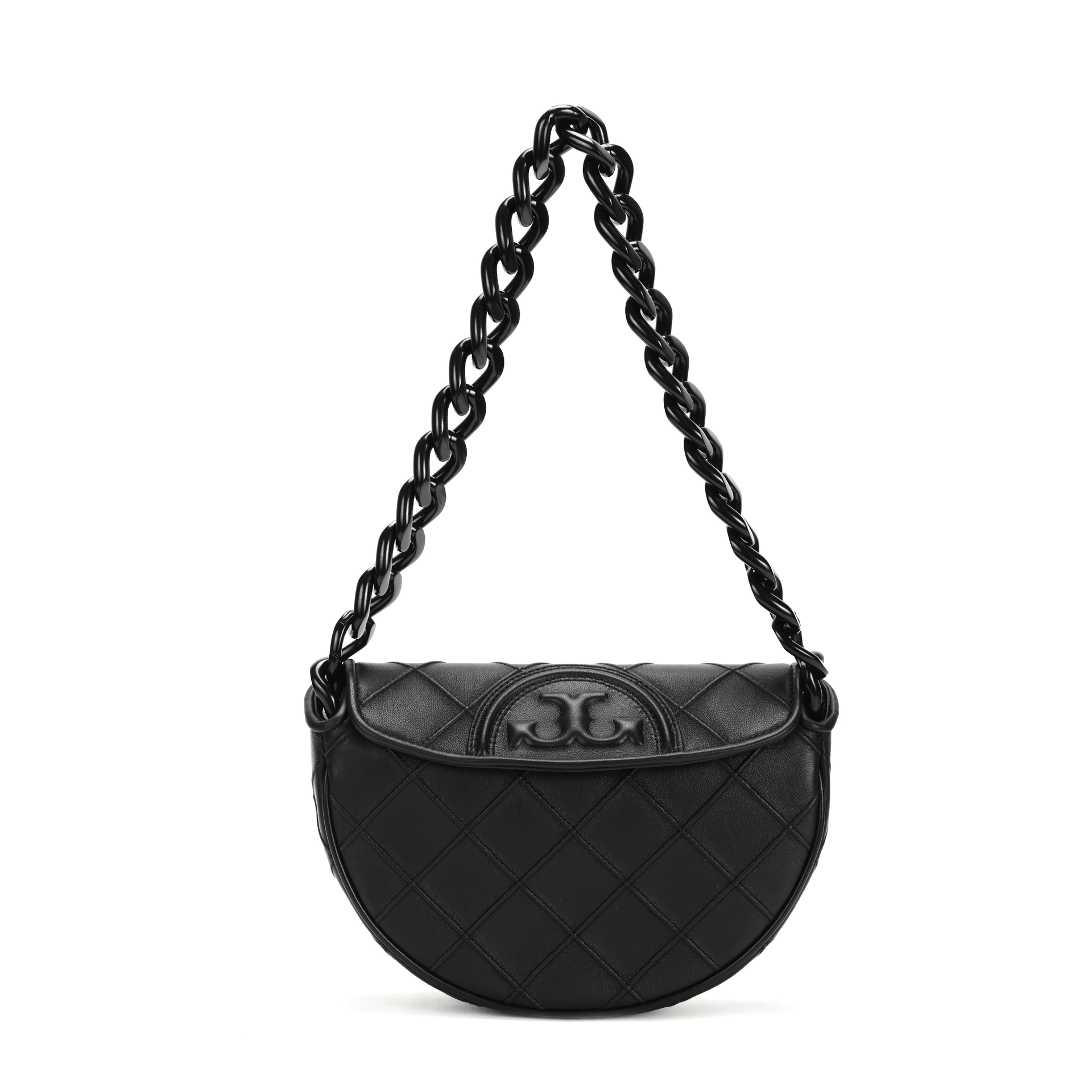 TORY BURCH/汤丽柏琦 Tory Burch Fleming Crescent Bag Black
