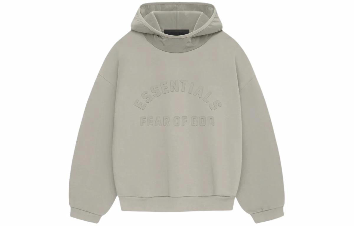 Fear of God Essentials Nylon Fleece Hoodie Seal Gray