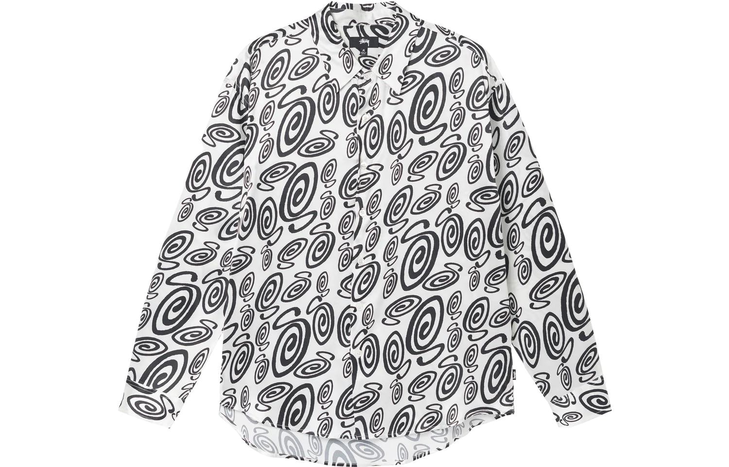 Рубашка Stussy Swirly S Silk Shirt