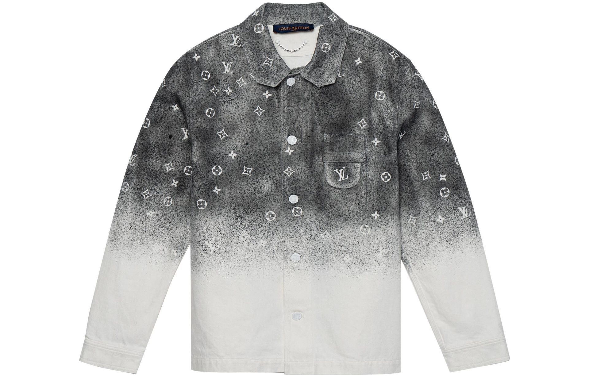 LOUIS VUITTON/路易威登 Louis Vuitton SS22 Denim Shirt Grey