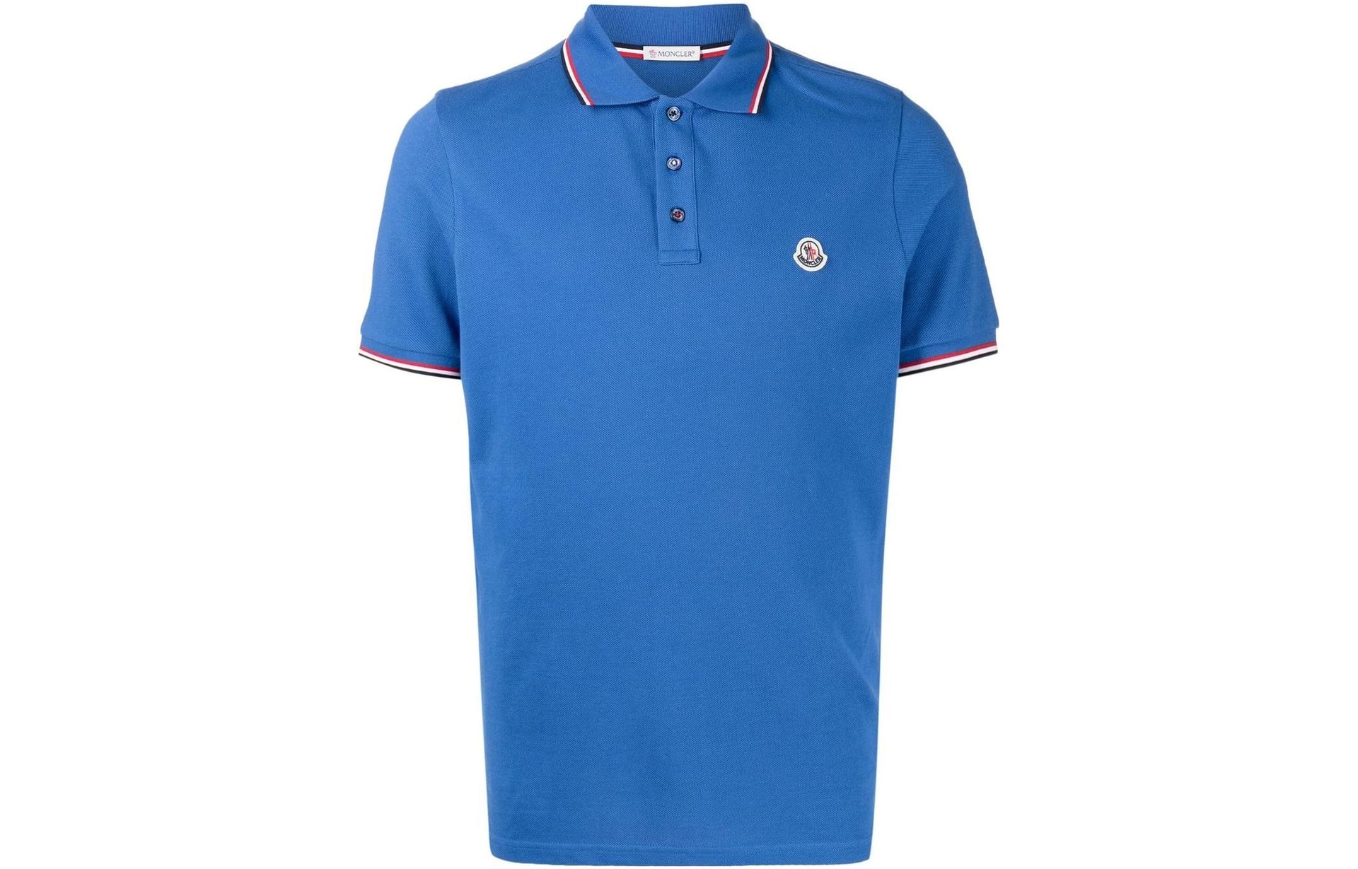 Moncler Polo Shirt Blue
