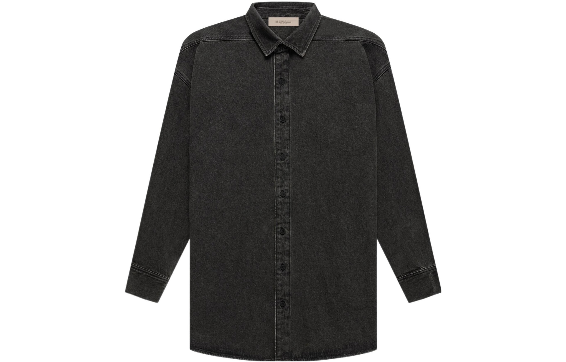 Fear of God Essentials Denim Ls Shirt Black