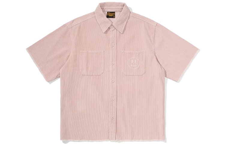 Drew House FW21 Corduroy Ss Shirt Mauve drew
