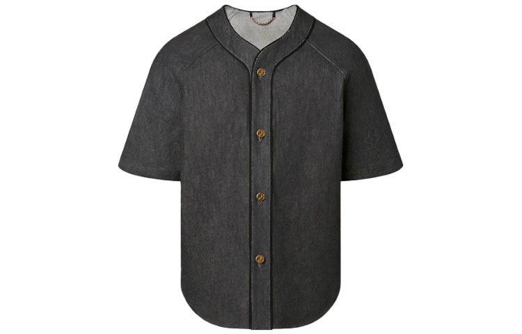 LOUIS VUITTON/路易威登 Louis Vuitton SS22 Black Shirt
