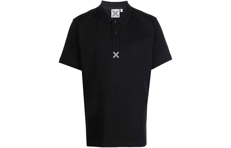 KENZO FW21 Logo Polo Black