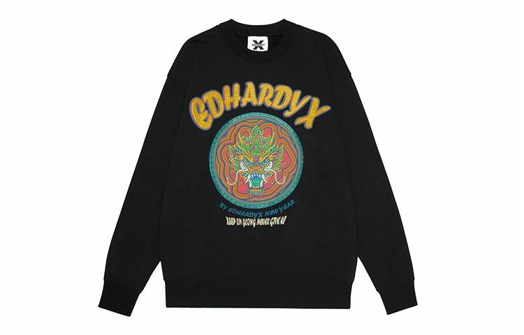 ED HARDY X ED HARDY Logo Print Sweatshirt