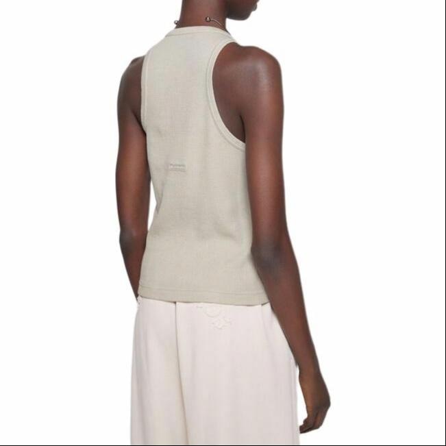 Acne Studios FW24 Waffle Knit Vest Light Grey — фото 2