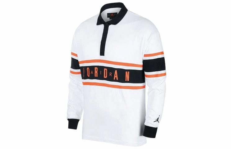 Jordan Polo Long Sleeve White