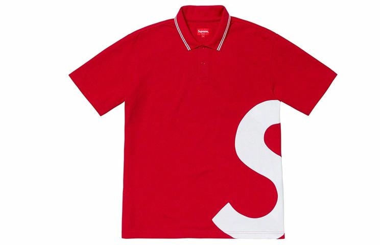 Supreme SS19 S Logo Polo Red