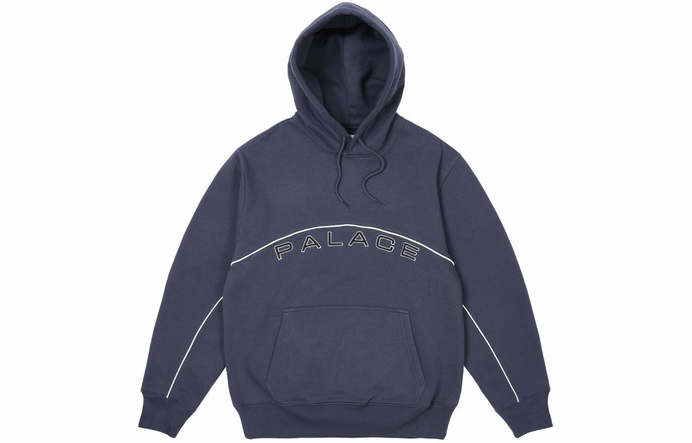 PALACE SS24 Arc Hooded Sweatshirt Navy