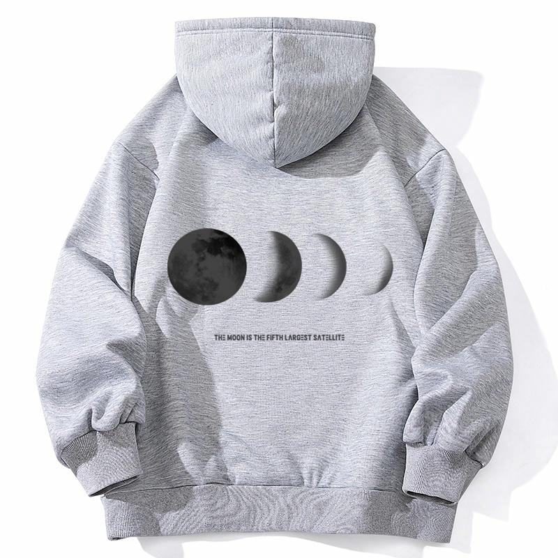 Amber Light Logo Moon Print Hoodie — фото 4
