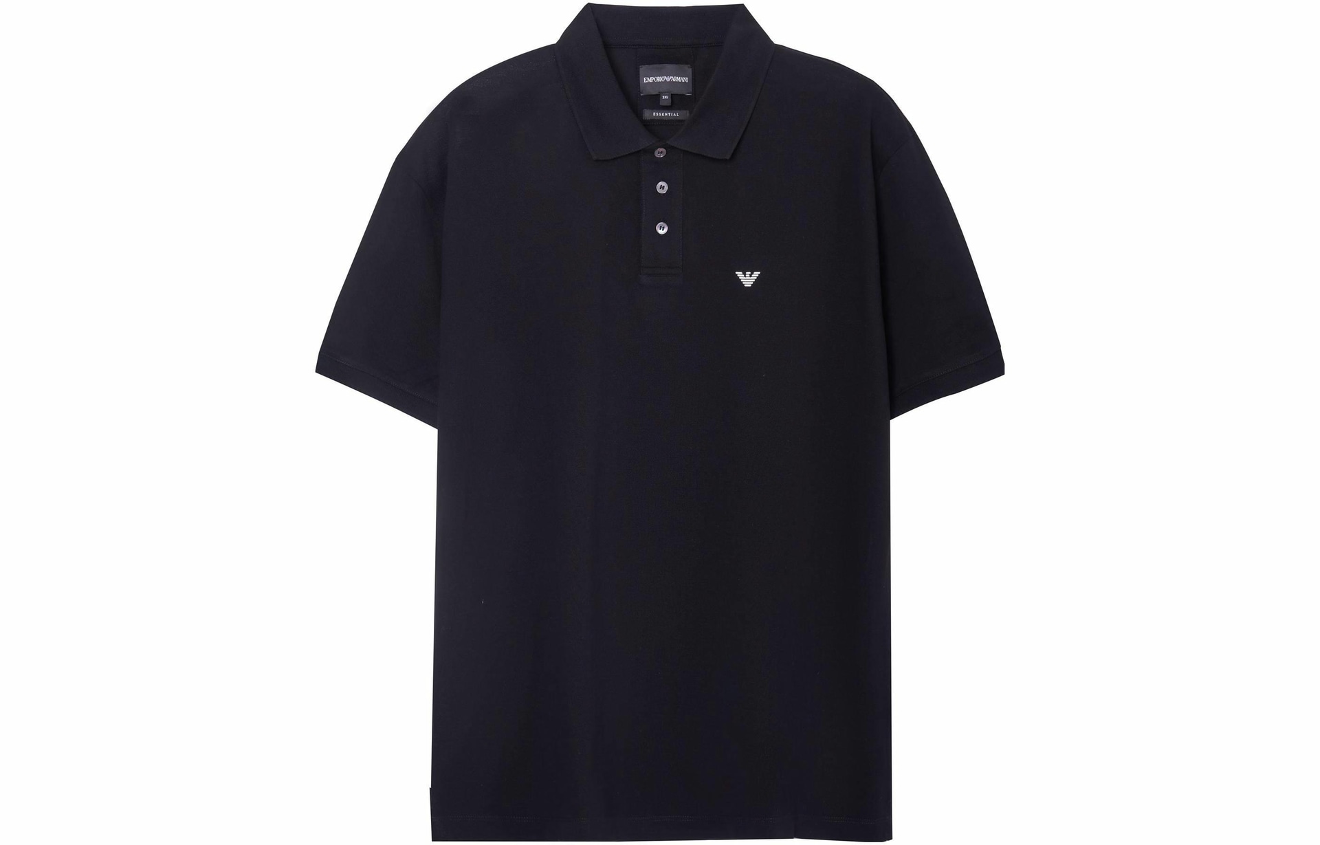 EMPORIO ARMANI/阿玛尼 Emporio Armani Polo Shirt Black
