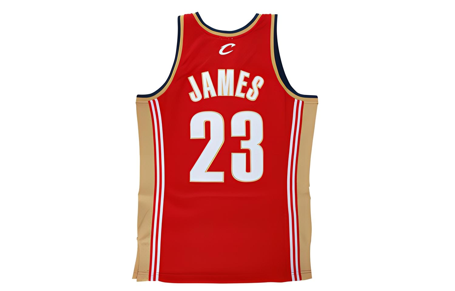 Mitchell & Ness NBA Cavaliers LeBron James 23 Away Jersey Red — фото 1