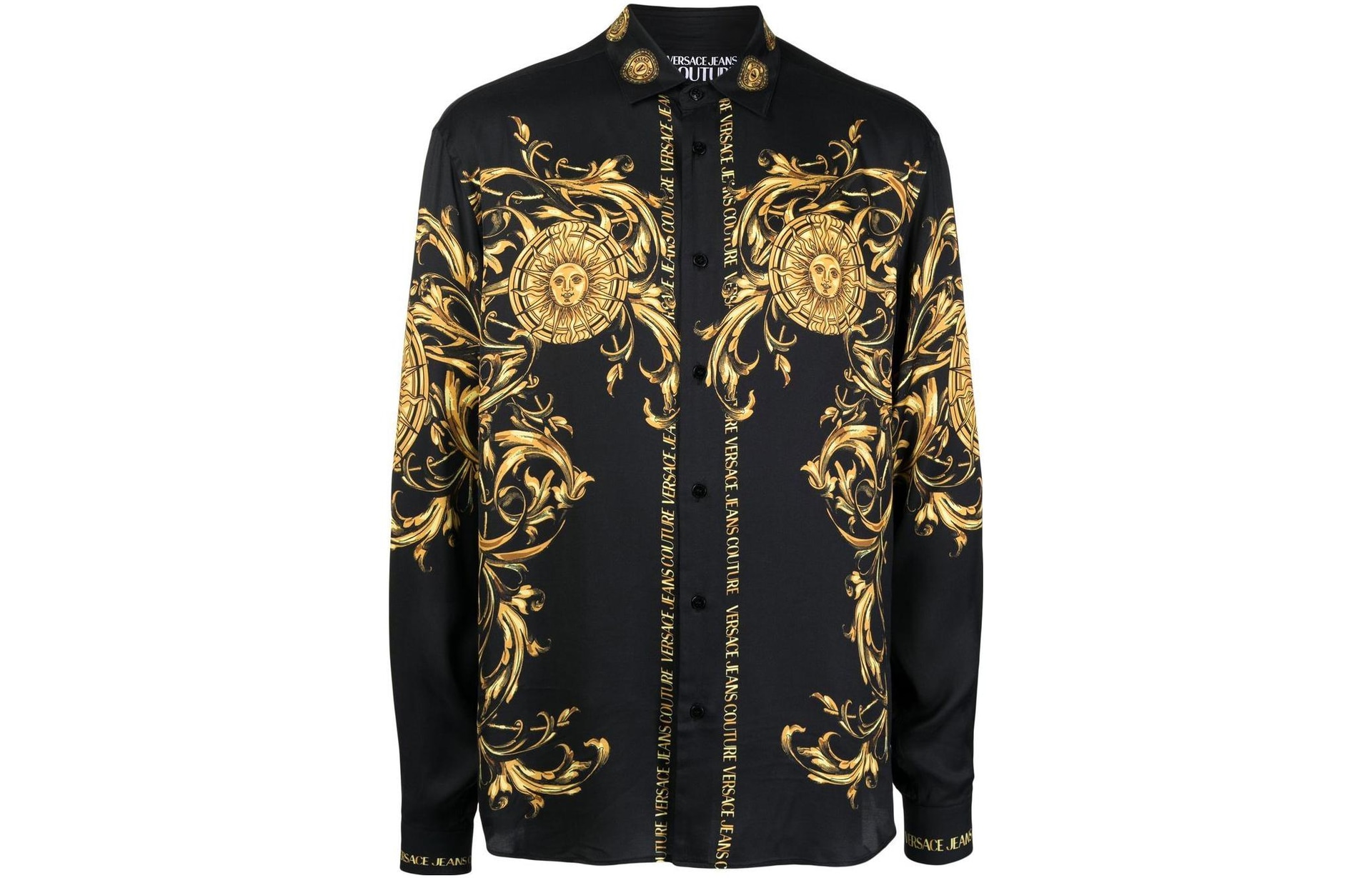 Versace Jeans Couture Barocco Black Shirt