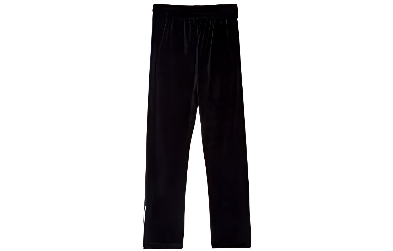 Palm Angels Velvet Track Pants Black — фото 1
