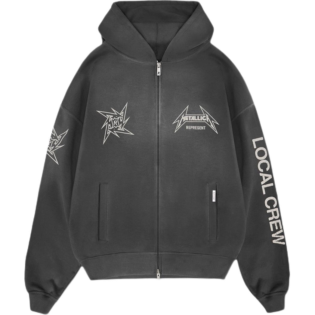 Худи Represent x METALLICA SS24 Hoodie Black