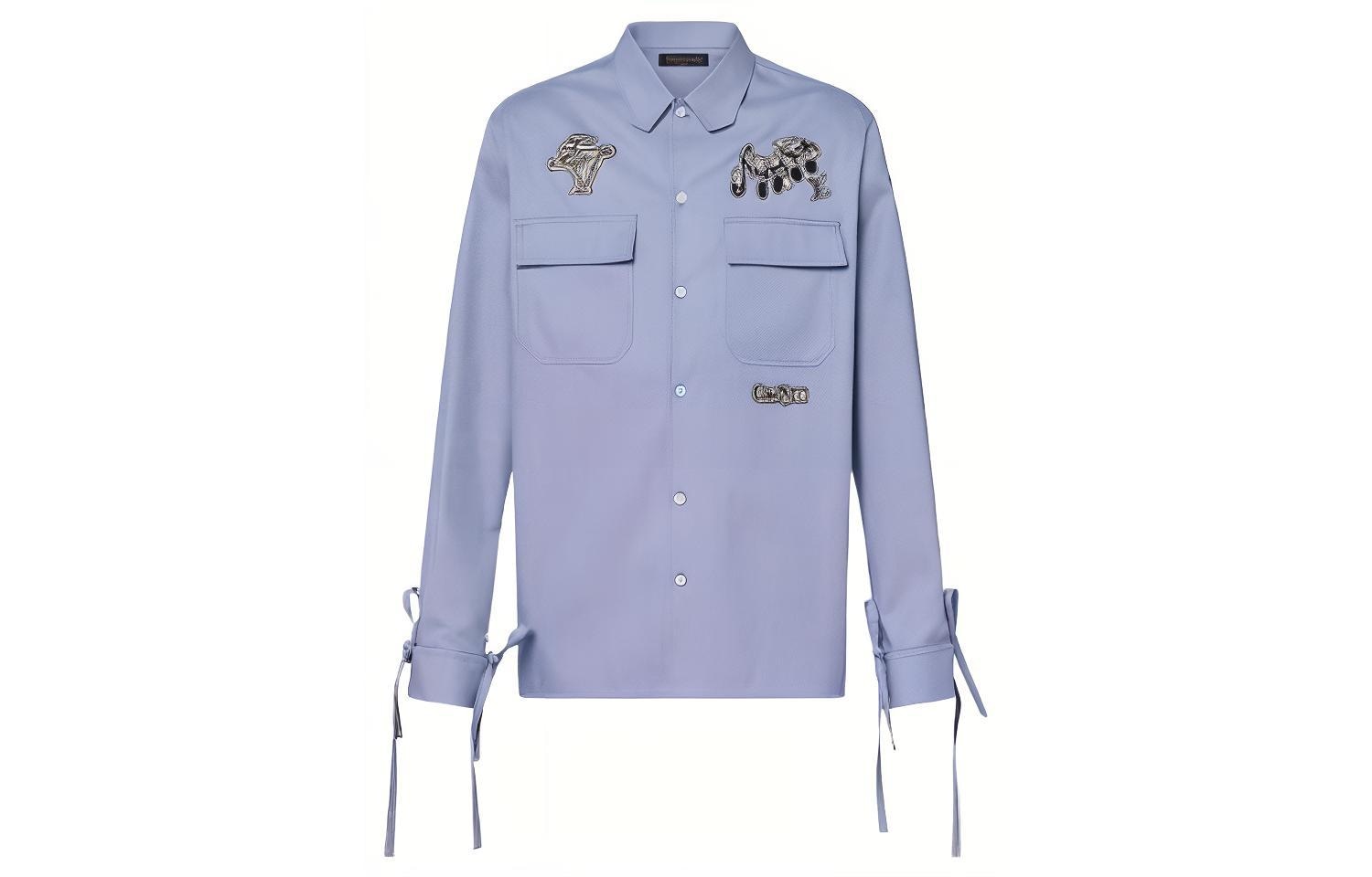 Рубашка Louis Vuitton SS23 Shirt Purple