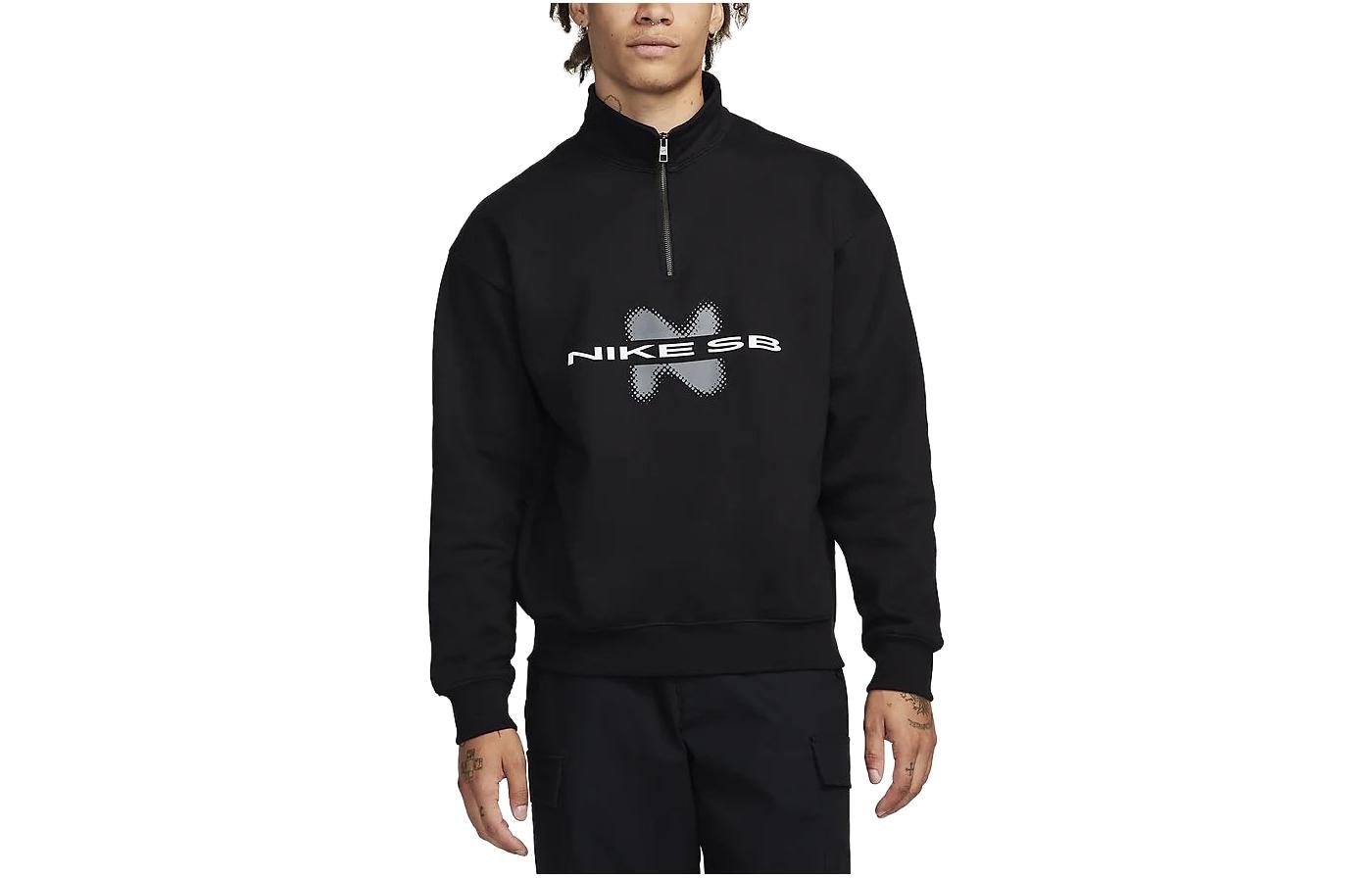 Худи Nike SB Half-Zip Pullover Black