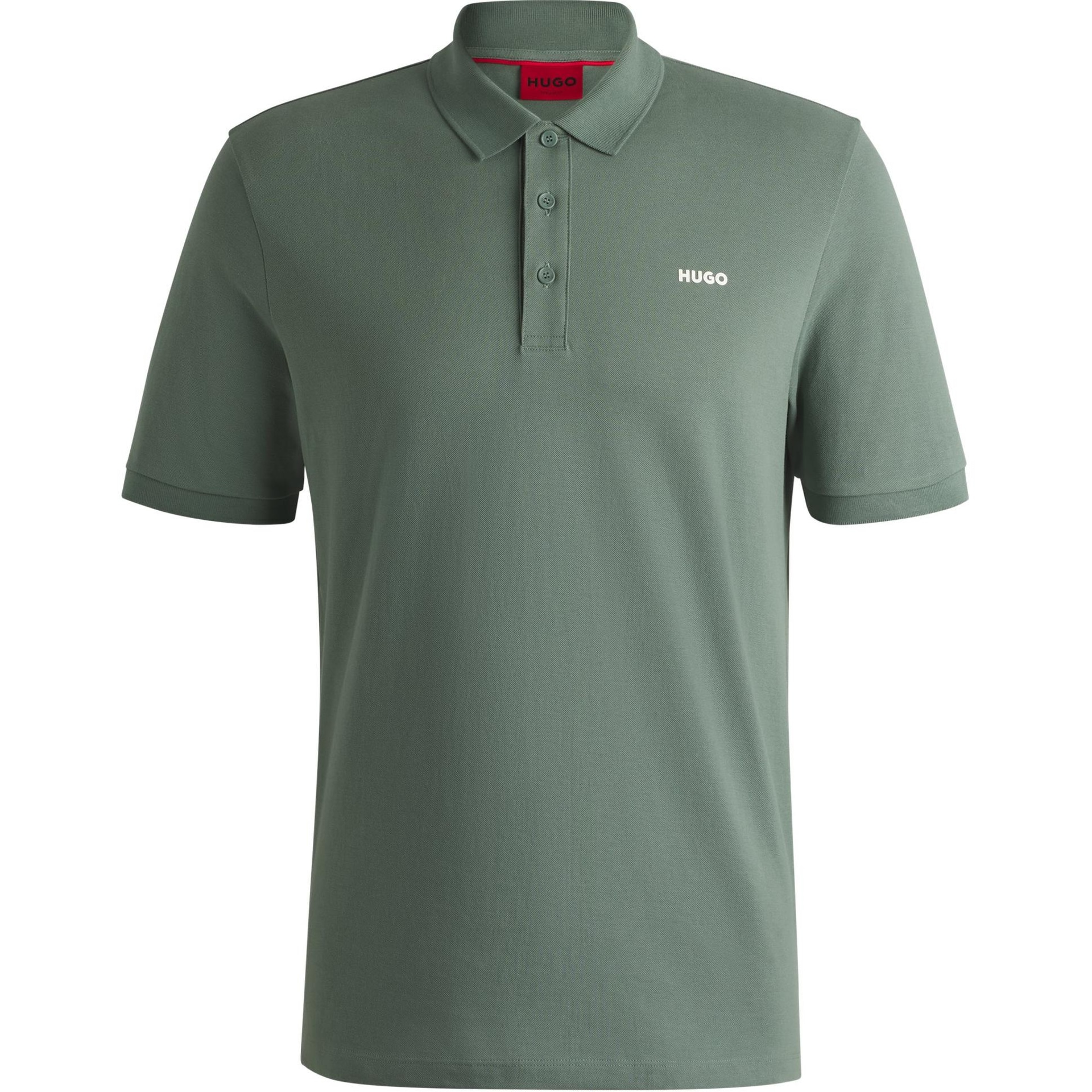 Hugo Boss Logo Print Polo Shirt Light Green