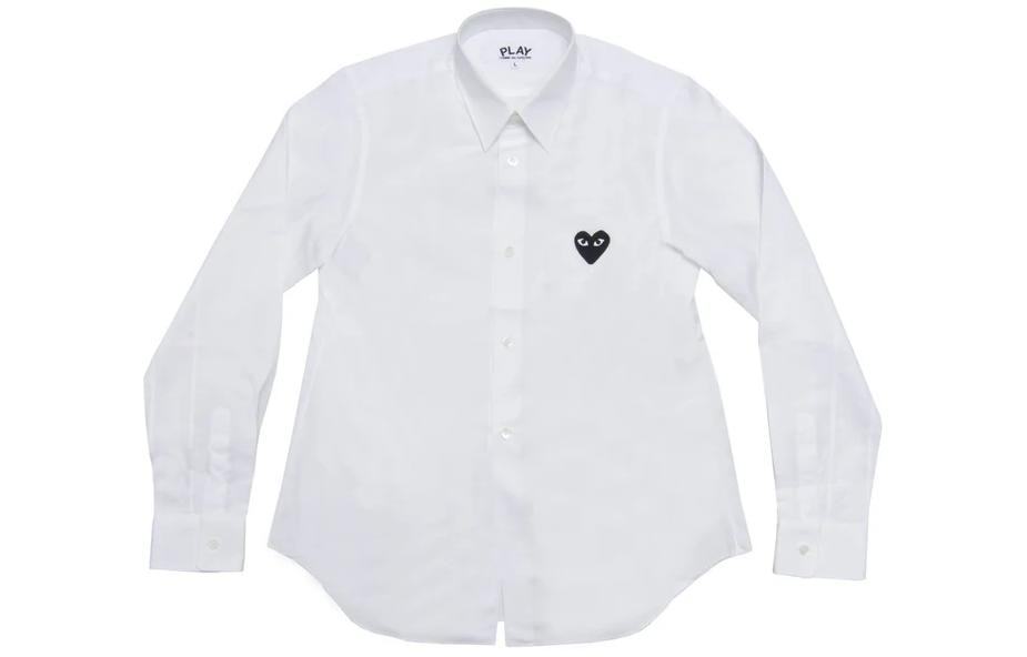 CDG Play SS24 White Shirt