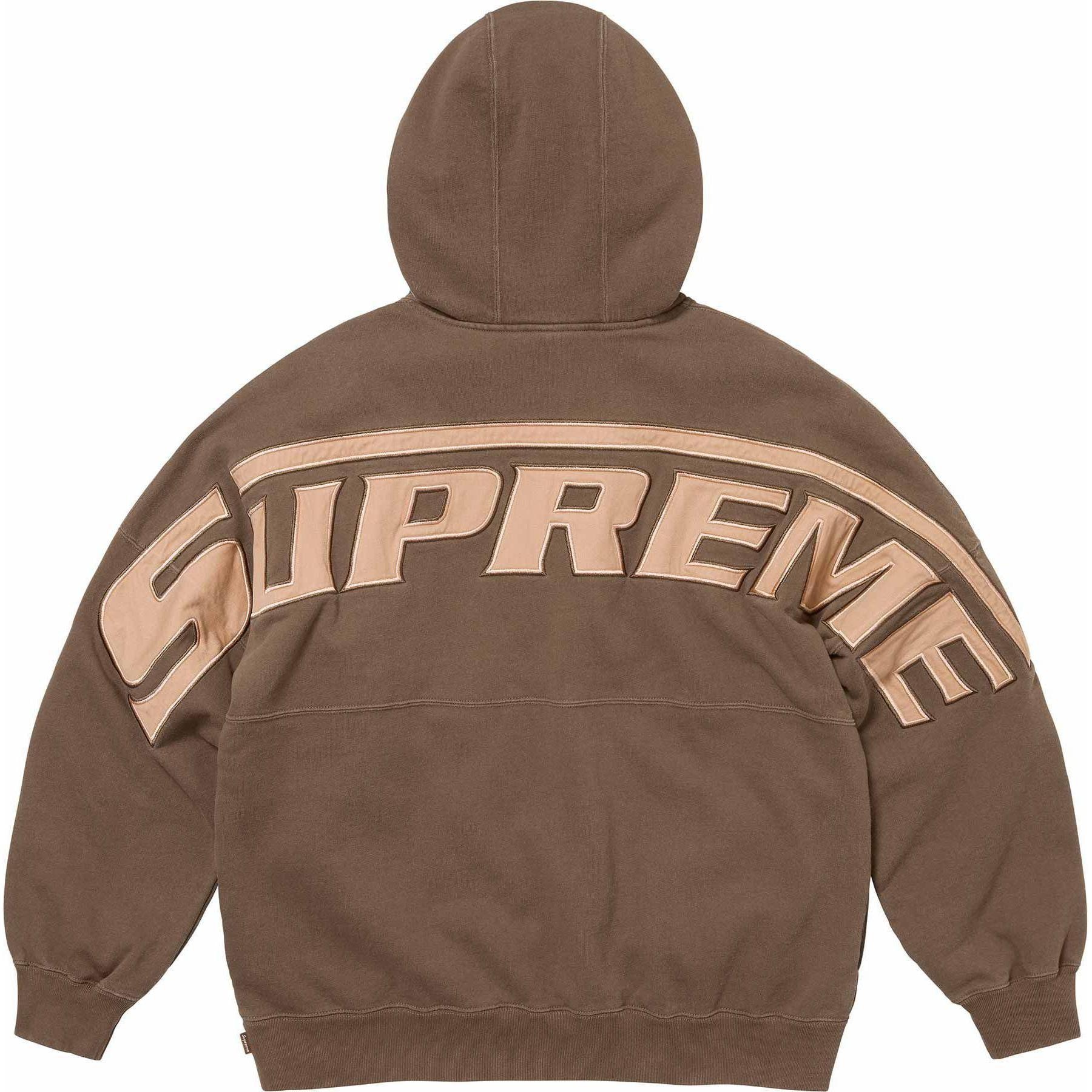 Supreme Wrapped Half Zip Hooded Sweatshirt