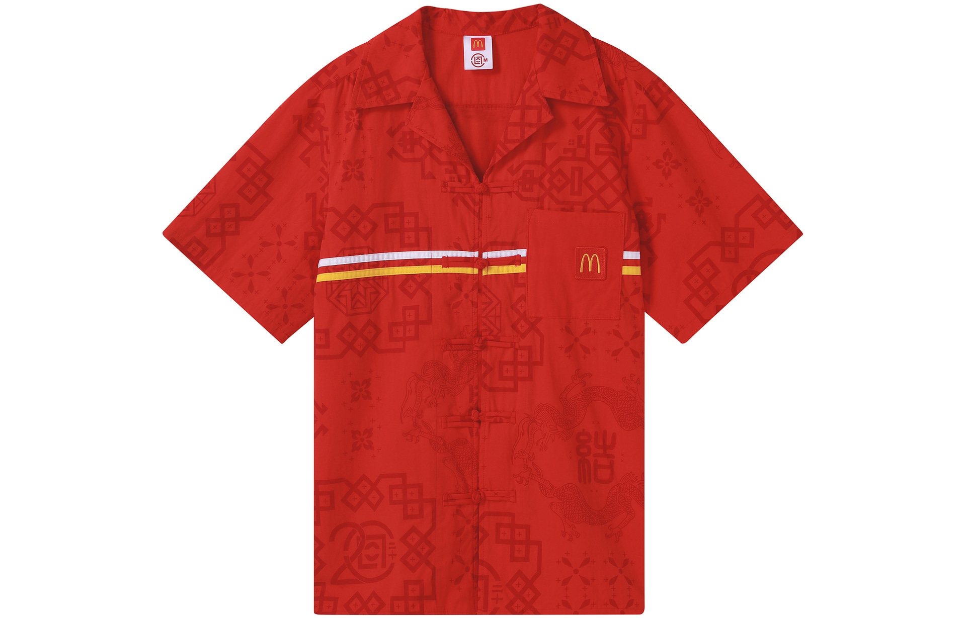 CLOT x McDonald’s Silk Print Shirt