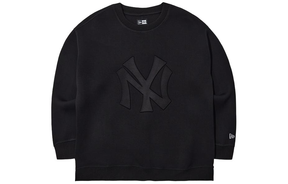New Era x MLB SS24 Yankees Embroidered Crewneck Black