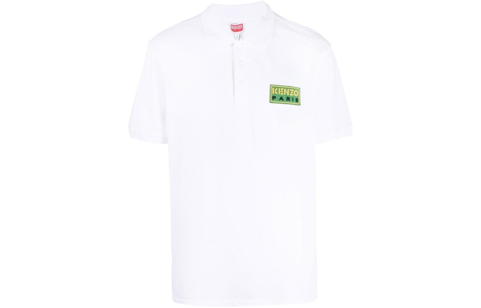 KENZO SS23 Logo Polo Shirt White