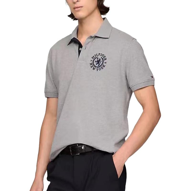 Tommy Hilfiger Polo Shirt Light Grey
