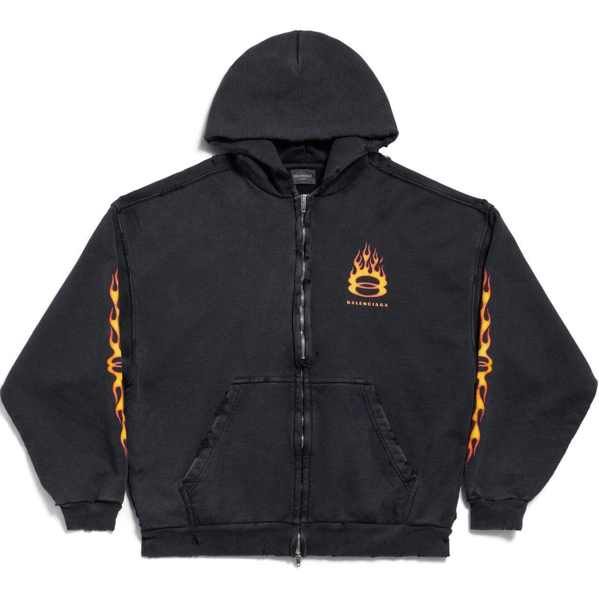 Худи Balenciaga FW24 Logo Hoodie