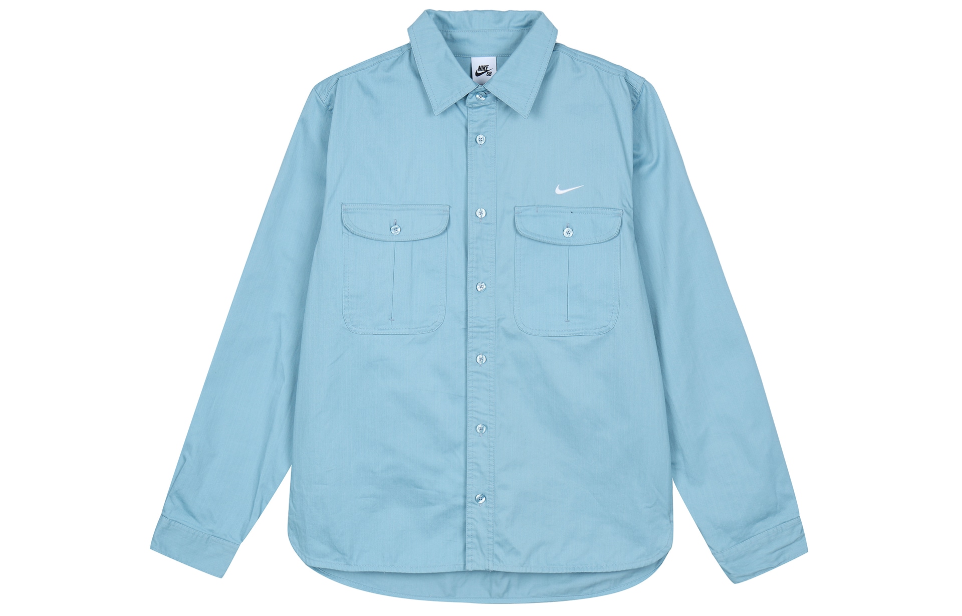 Рубашка Nike SB Long Sleeve Shirt Mist Blue