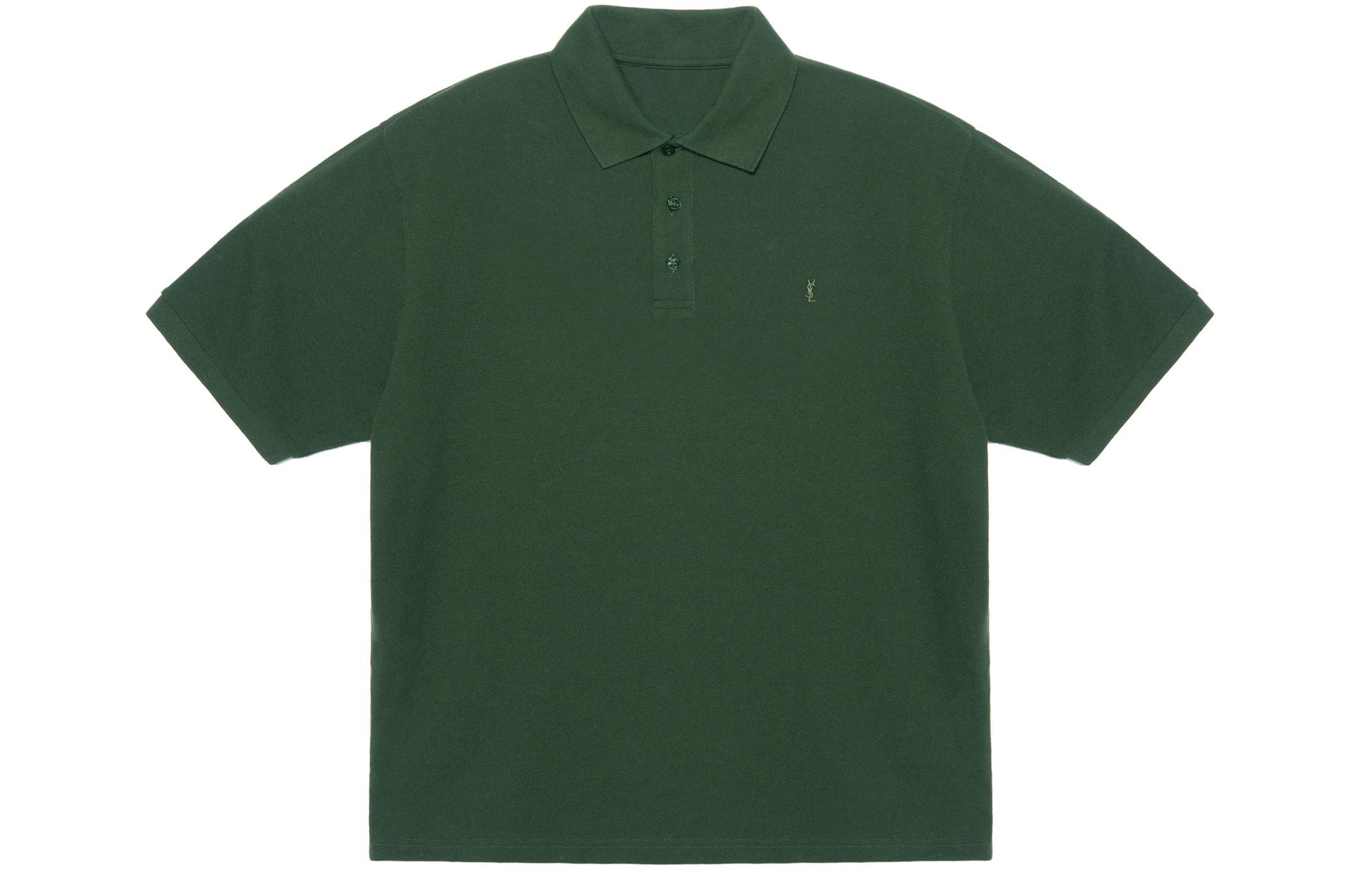 SAINT LAURENT/圣罗兰 Saint Laurent SS23 Polo Green