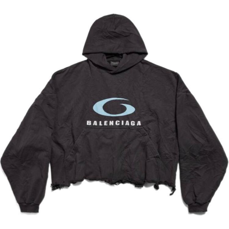Balenciaga SS24 Hoodie Black