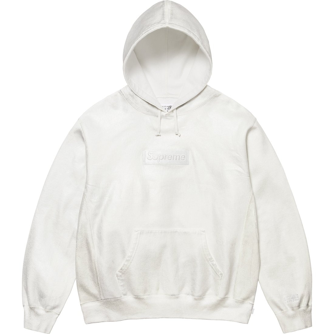 Supreme x MM6 Maison Margiela Foil Box Logo Sweatshirt
