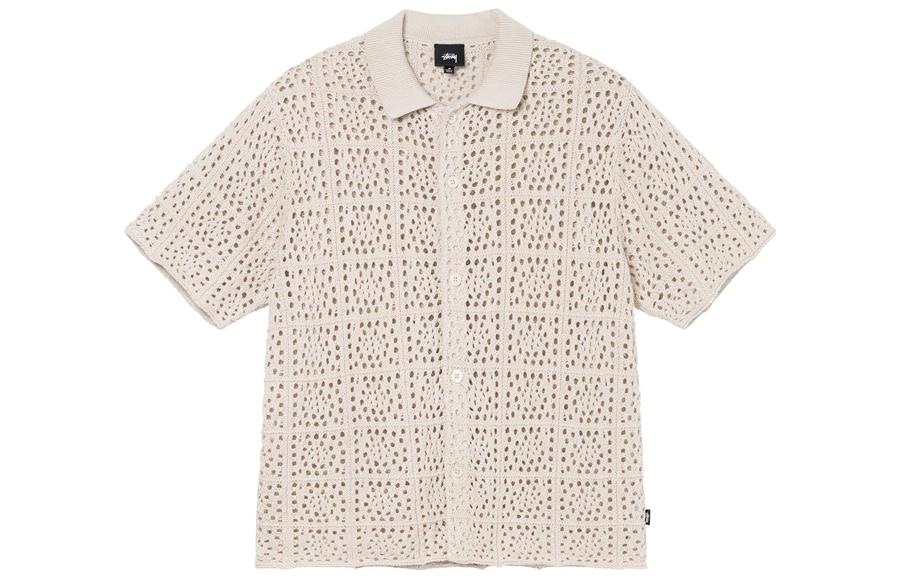 Stussy Crocheted Short Sleeve Shirt