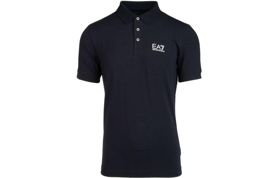 EMPORIO ARMANI/阿玛尼 Emporio Armani SS22 Logo Polo Navy