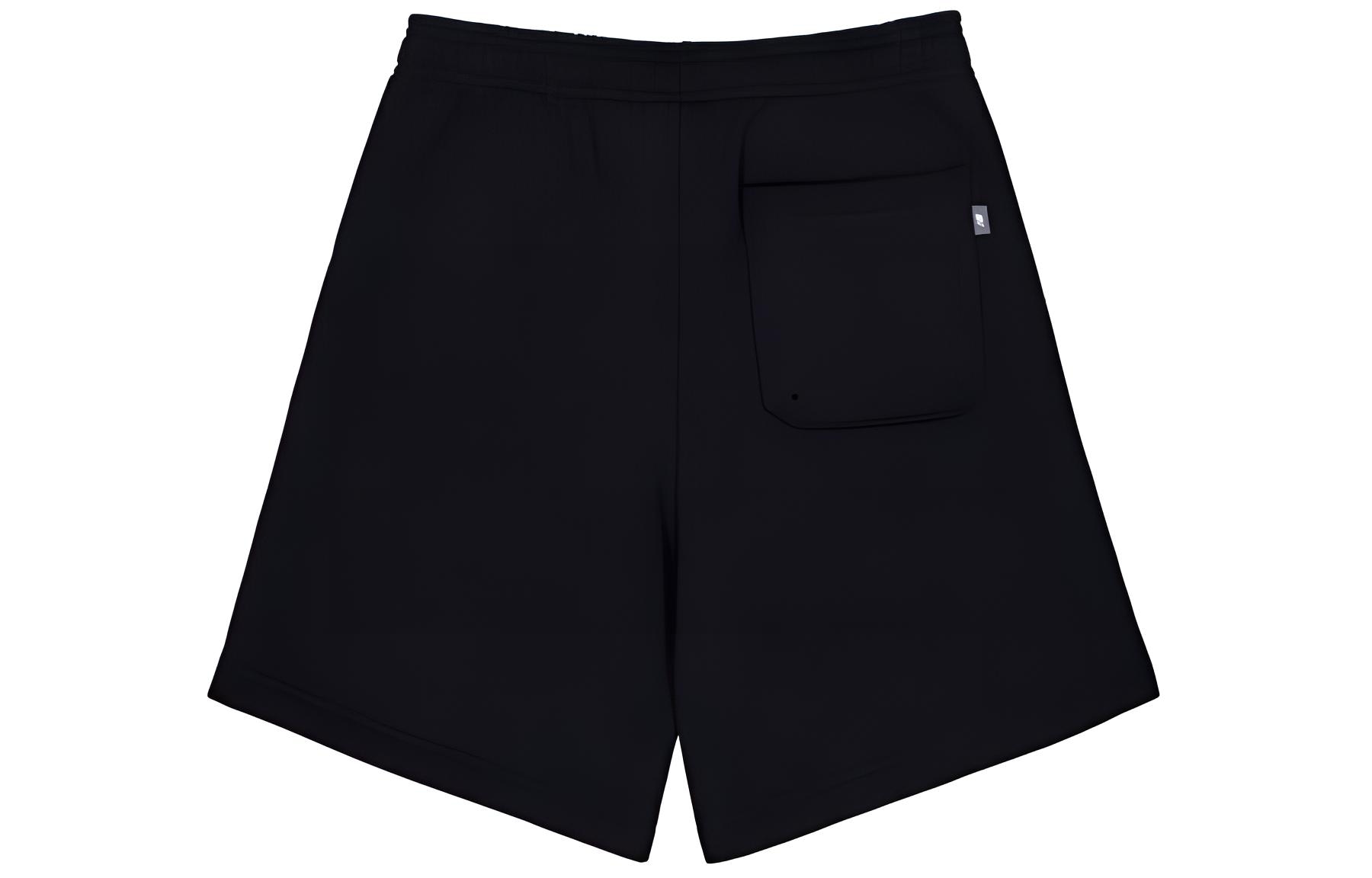 New Balance Letter Print Knit Shorts Black — фото 1