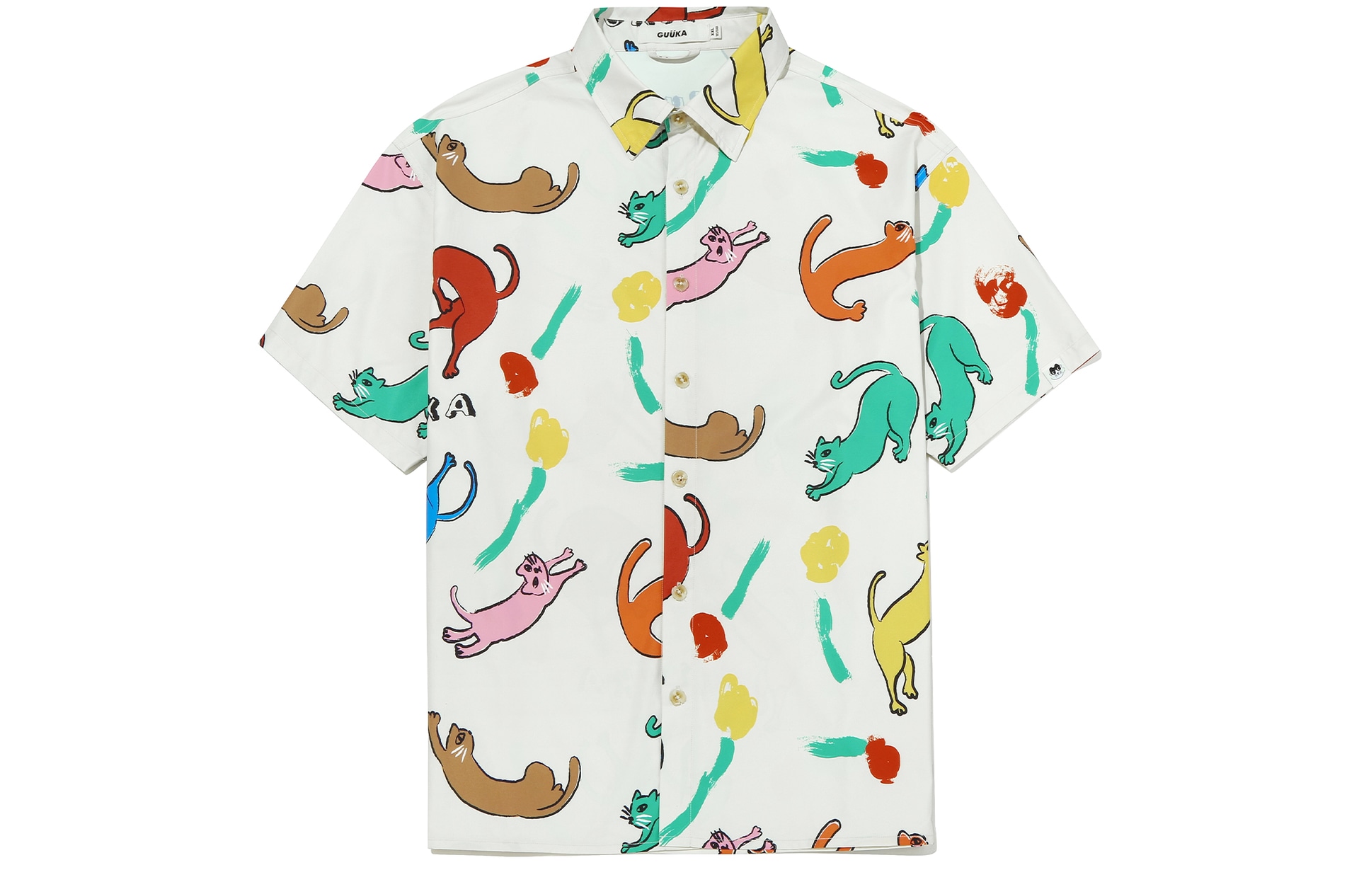 Guuka Hawaiian Shirt White