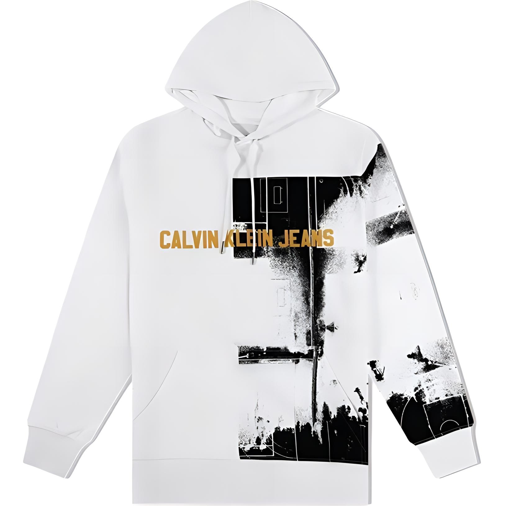 Худи Calvin Klein Logo Hoodie White