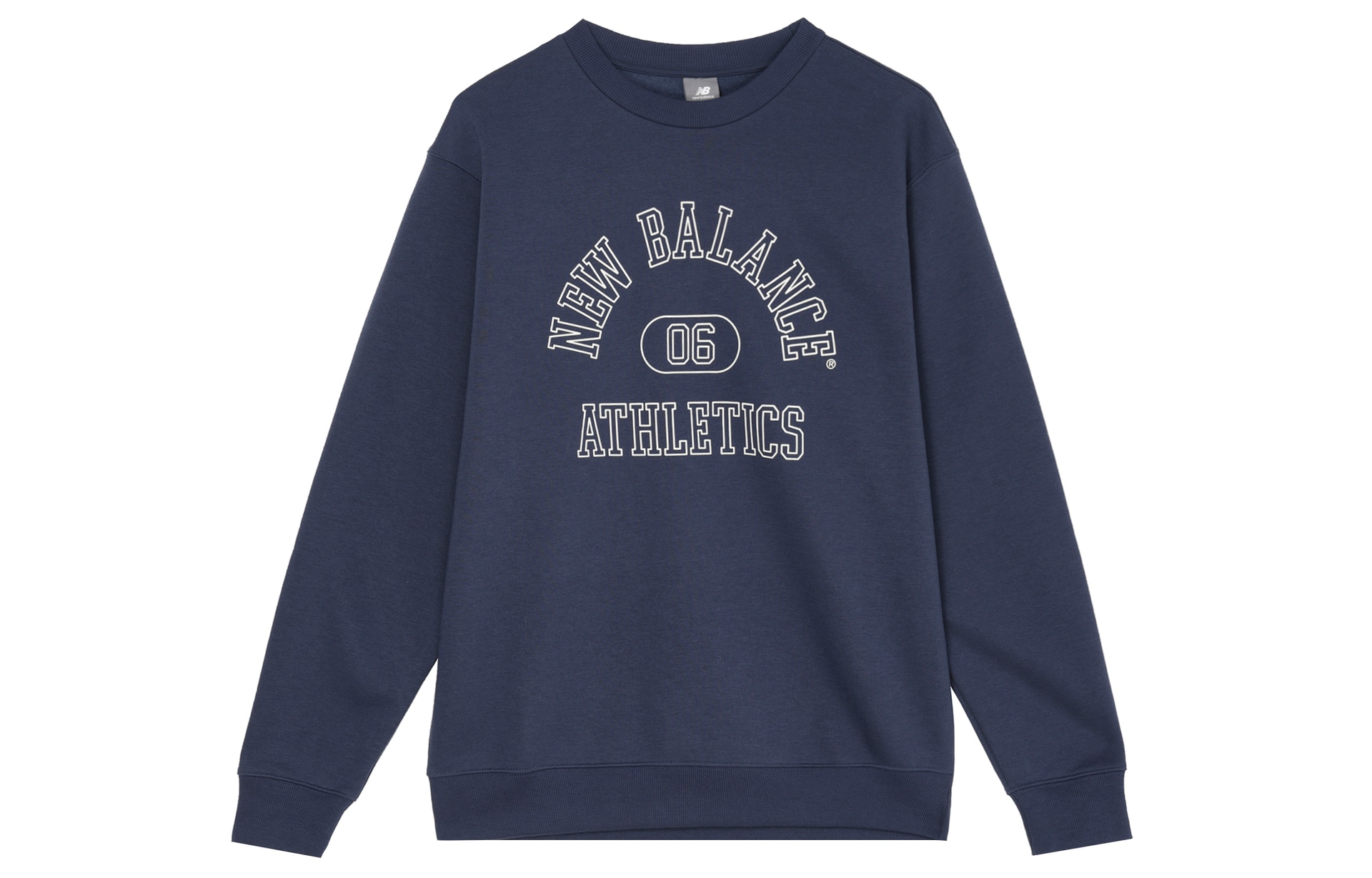 Худи New Balance Graphic French Terry Sweat Crew logo