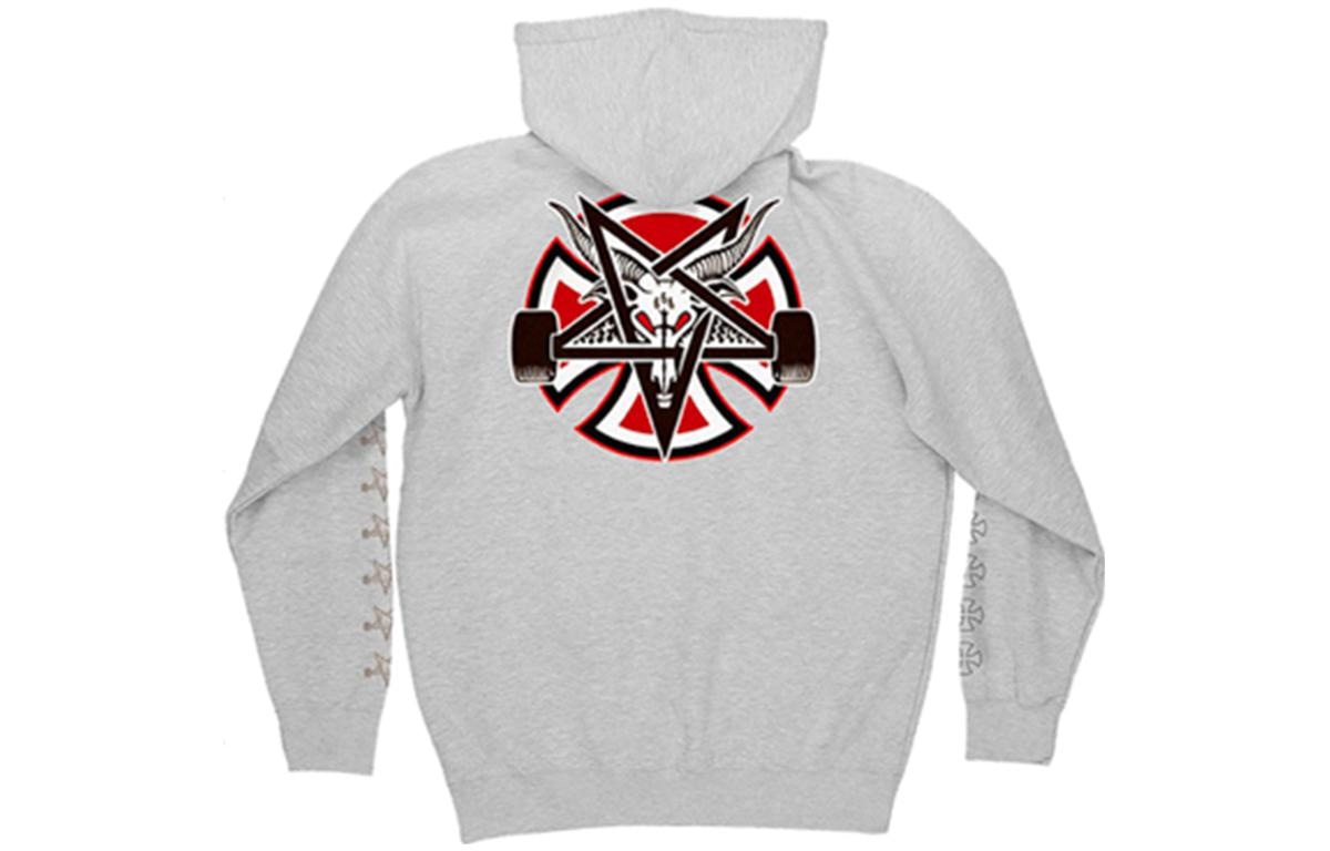 Худи Thrasher Independent Hoodie Grey