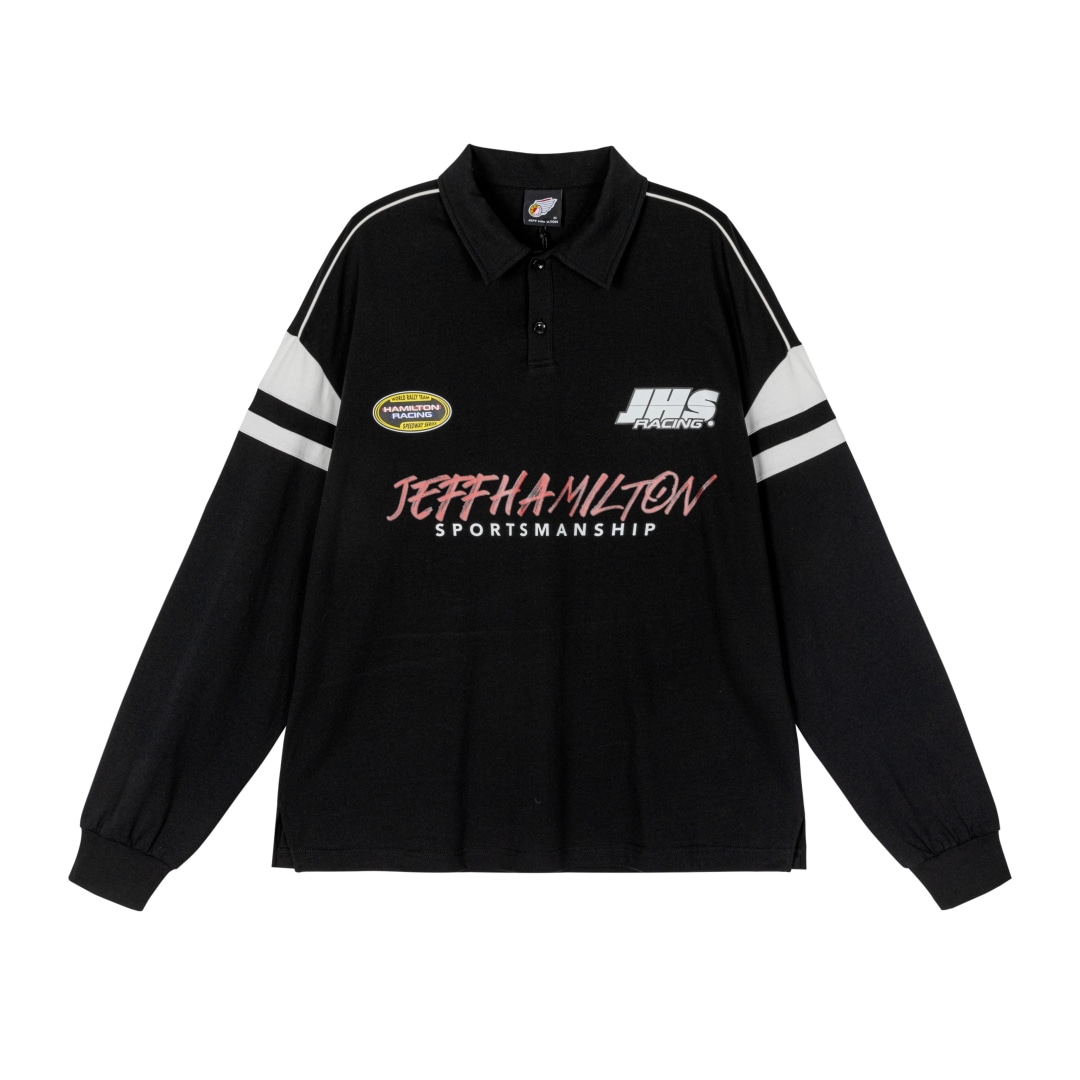 Jeff Hamilton Racing Series Polo Black
