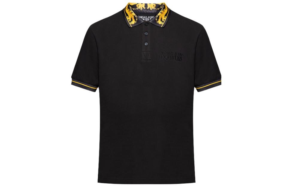 Versace Jeans Couture SS23 Polo Shirt Black