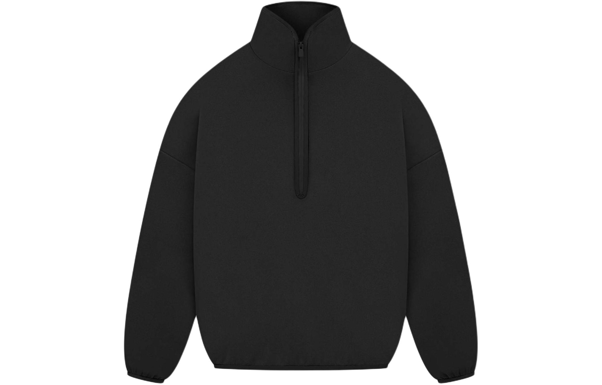 Fear of God Athletics x adidas Suede Fleece 1/2 Zip Black