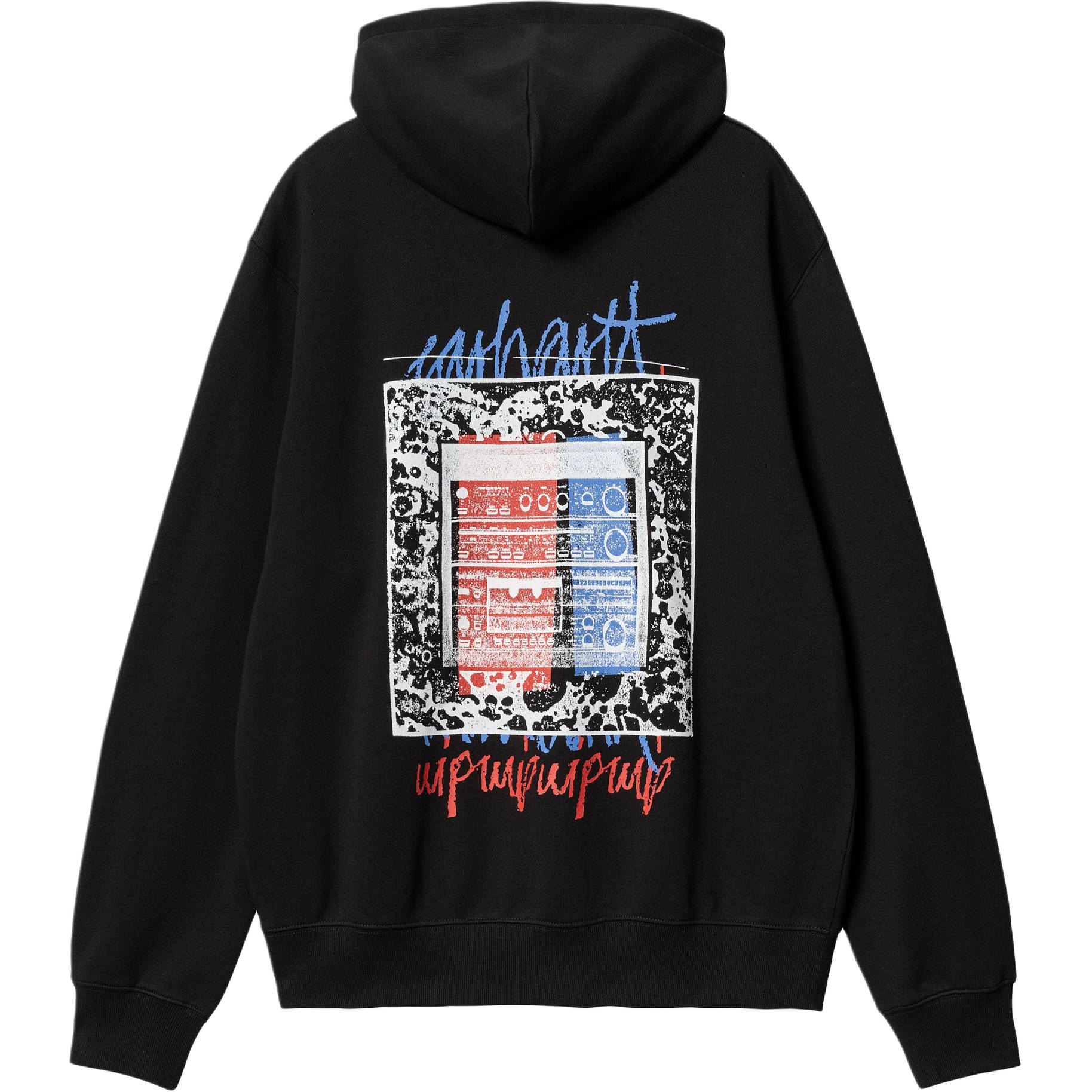 Худи Carhartt WIP Hooded Stereo Sweat Black
